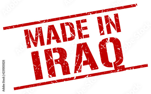 made in Iraq stamp