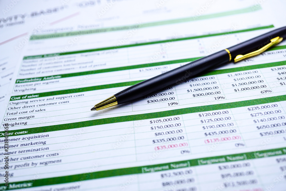 Spreadsheet table paper with pencil. Finance development, Banking Account, Statistics Investment Analytic research data economy, trading, Mobile office reporting Business company meeting concept. Spreadsheet table paper with pencil. Finance development, Banking Account, Statistics Investment Analytic research data economy, trading, Mobile office reporting Business company meeting concept.