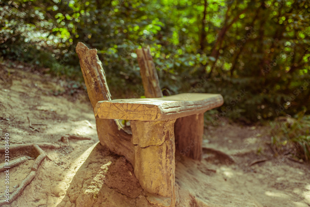 bench, garden, nature, park, wooden, wood, forest, green, tree, old, grass,  furniture, stone, cross, summer, seat, table, outdoors, empty, japanese,  sign, trees, chair, landscape Stock Photo | Adobe Stock