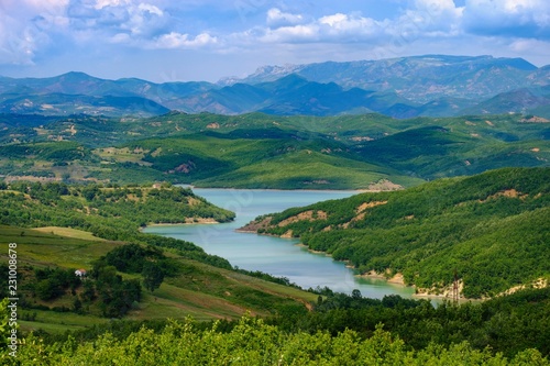 Ulza Reservoir, Liqeni i Ulzes, Mat River, Ulez, Qib Dibra, Albania, Europe photo