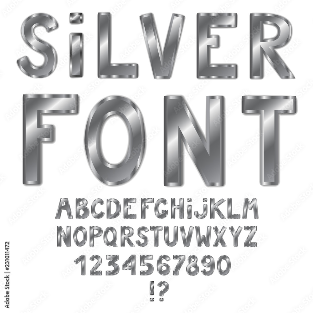 Metal, silver, steel, grey alphabet isolated on white background. Metal, silver, steel, grey alphabet isolated on white background.