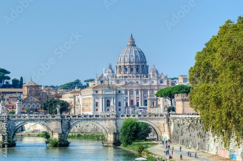 The Vatican and Rome. River view