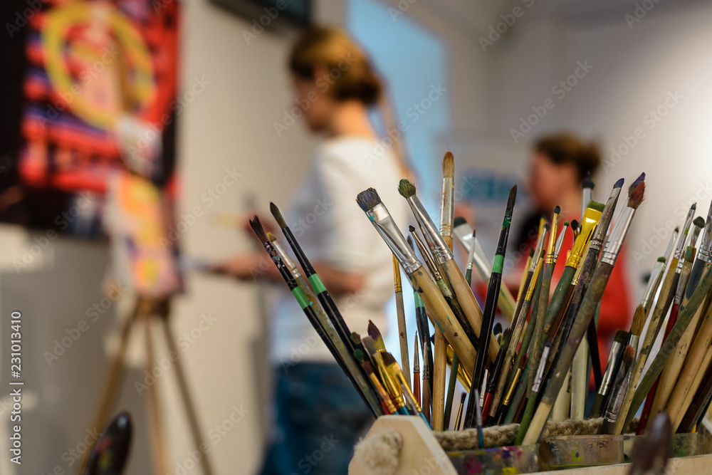Fototapeta premium Brushes for painting