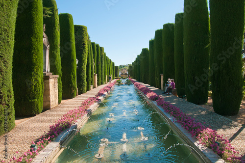 Alcázar de los Reyes Cristianos, Córdoba, Andalusien, Spanien