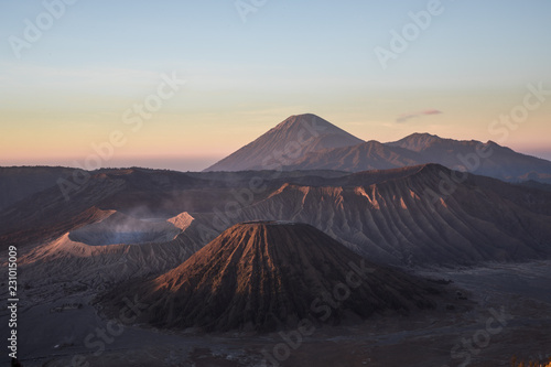 Sunrise over Mount Bromo in East Java, Indonesia