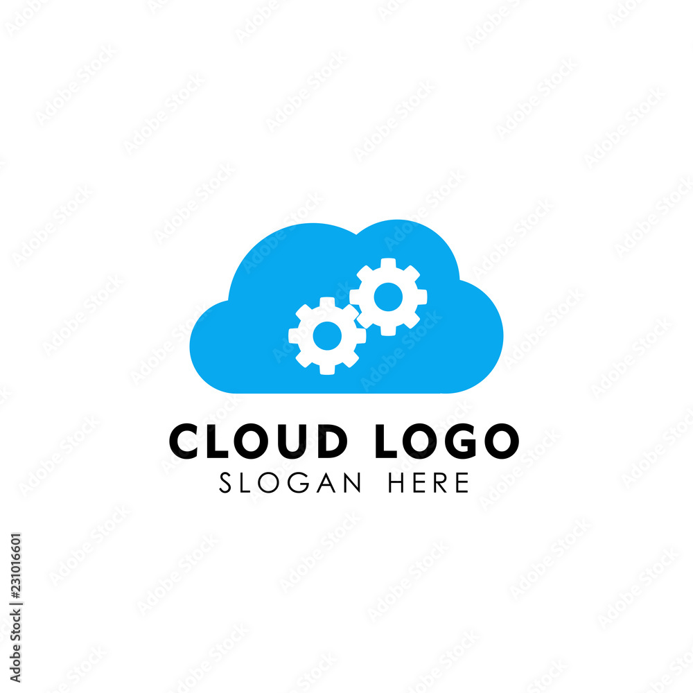 service cloud tech icon design. cloud vector service cloud tech icon design. cloud vector