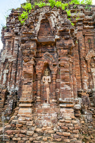  Remainder of the temples in MySon Sanctuary, near Hoi An ancient town, VietNam