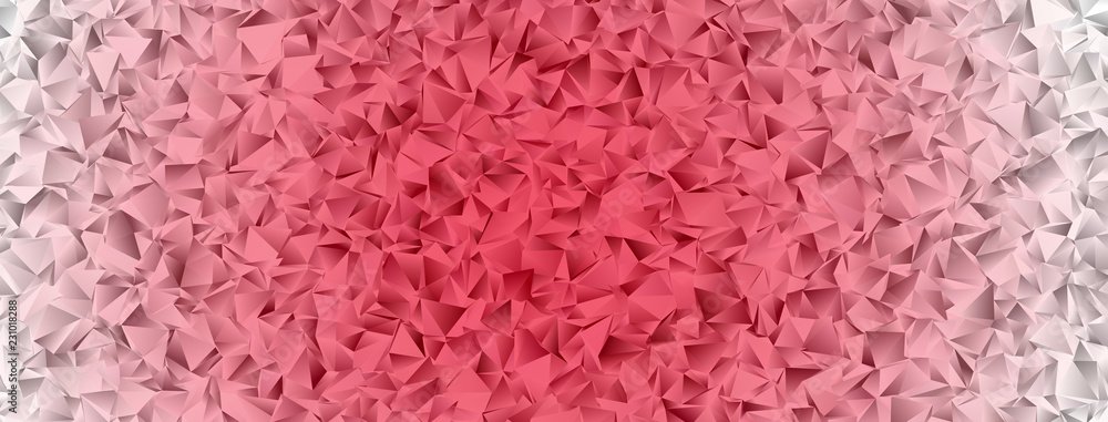 Fototapeta premium Triangular 3d, modern background