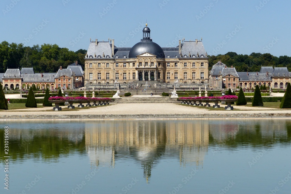 Château de Vaux le Vicomte - obrazy, fototapety, plakaty 