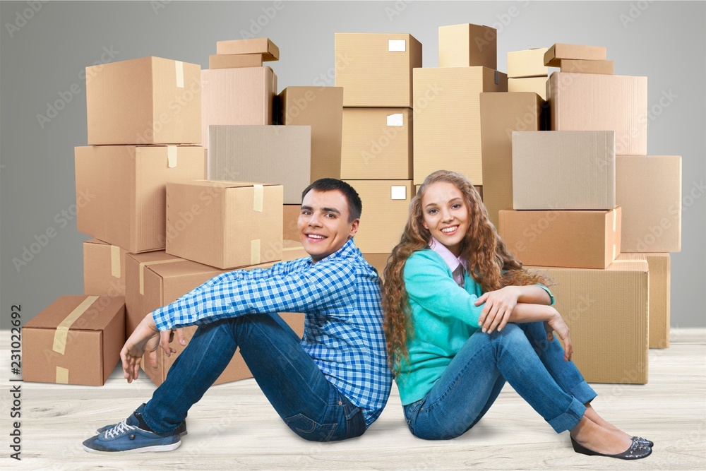 Moving house. Moving house.