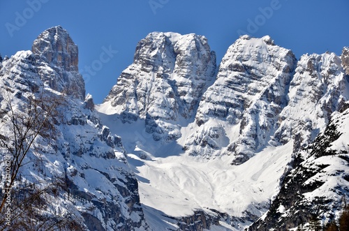 Snowy peaks