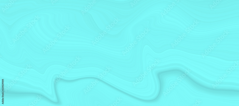 Obraz A wave pattern of white and blue. The background is turquoise with streaks and curved lines.