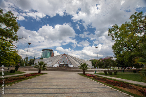 Mausoleum in Tirana, Albania. Socialist Mausoleum photo