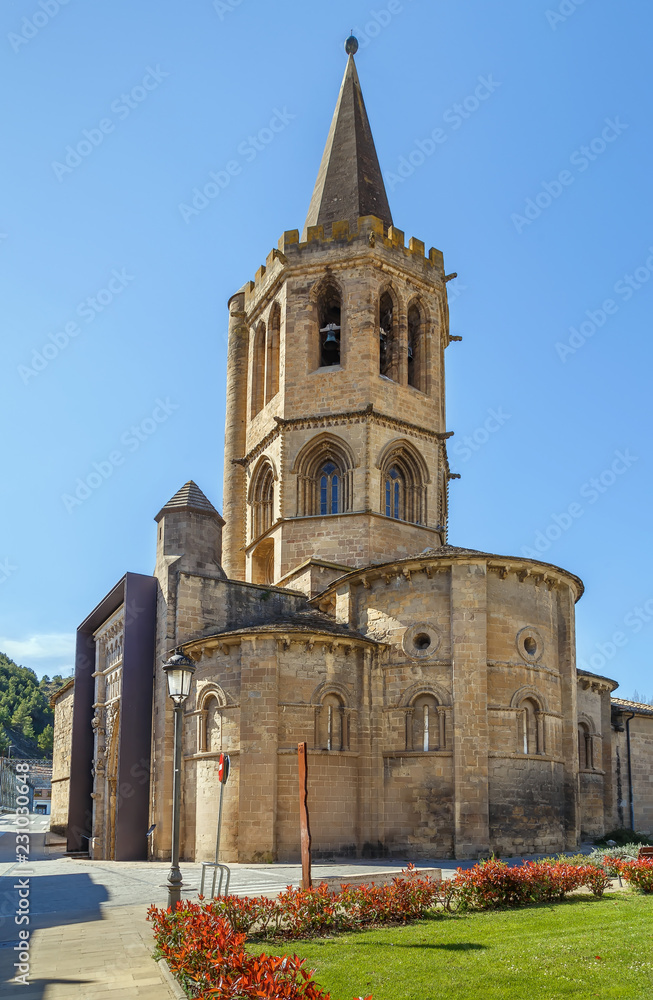 Fototapeta premium Church of Santa Maria, Sangüesa, Spain