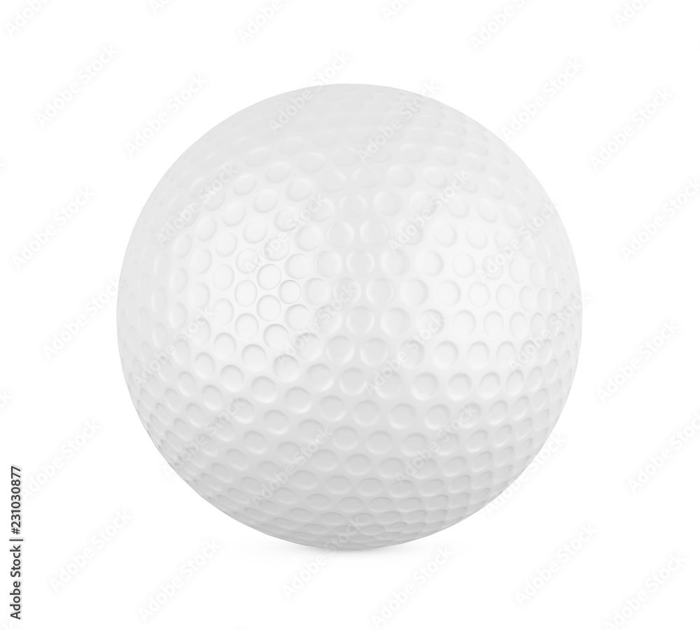 Golf Ball Isolated Golf Ball Isolated