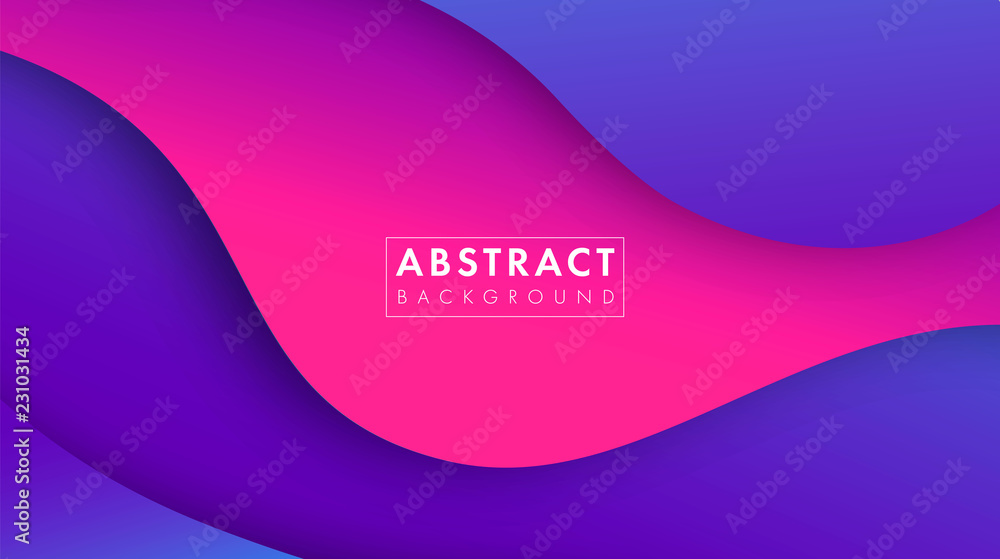 Colorful abstract geometric background.Trend gradient. Fluid shapes composition. Eps10 vector. - obrazy, fototapety, plakaty 