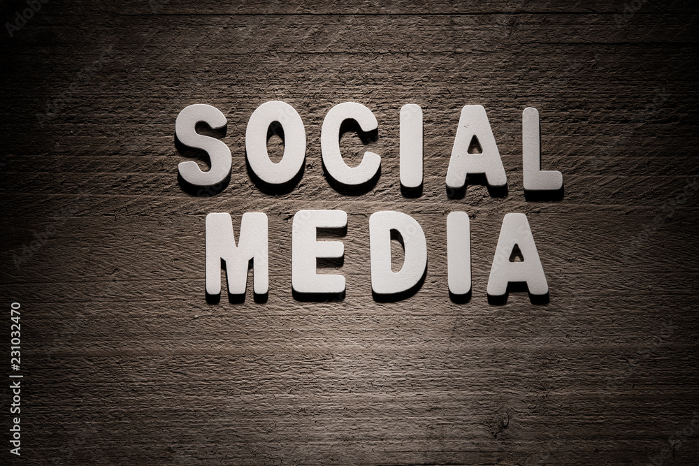 Fototapeta premium Social media