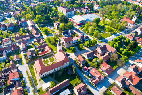 Town of Koprivnica aerial view © xbrchx