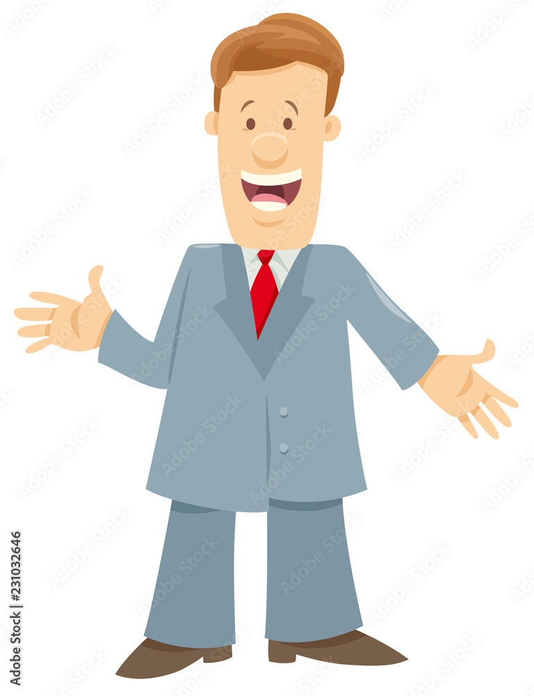 funny manager or businessman cartoon character funny manager or businessman cartoon character