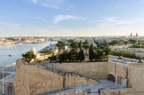 City view of Valletta, the capital of Malta photo