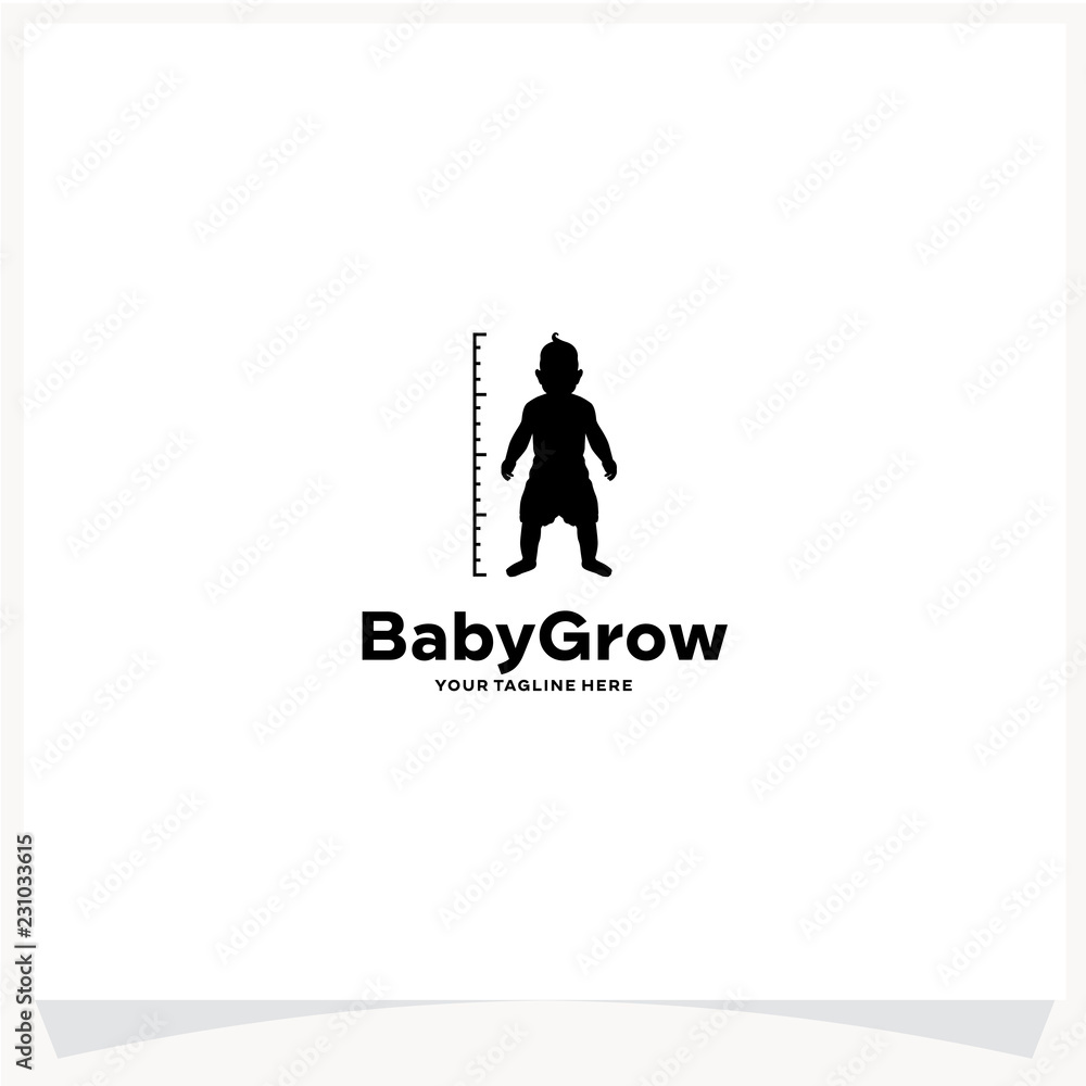 Star Baby Logo Design Template