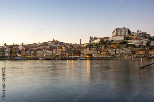 Panoramic view of Porto on sunset © gumbao