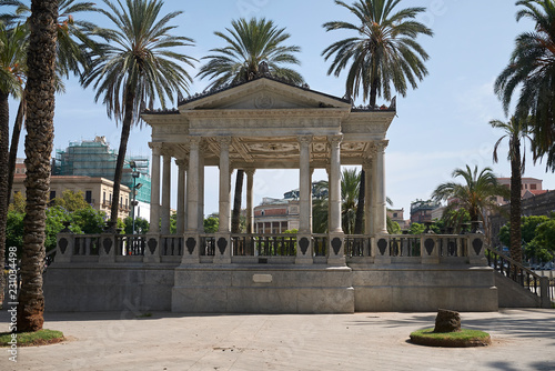 Palermo, Italy - September 07, 2018 : View of Palchetto della Musica
