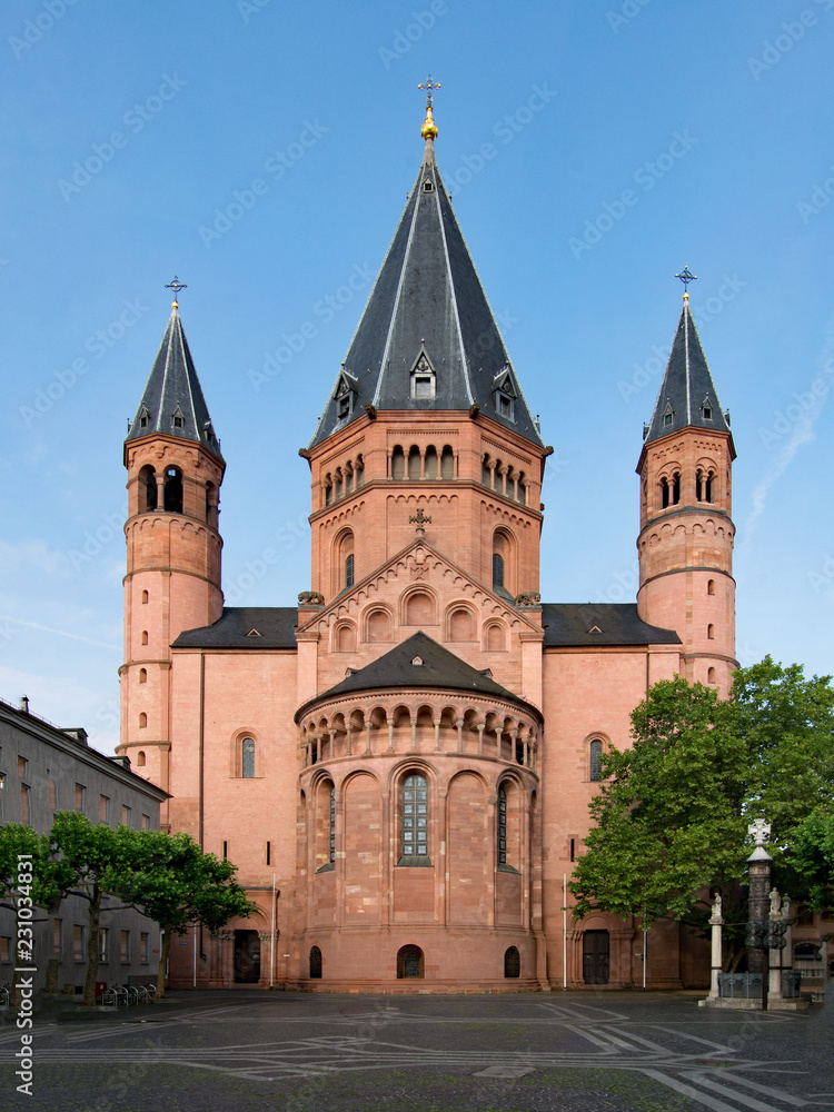 Mainzer Dom St. Martin, Mainz, Rheinland-Pfalz, Deutschland 