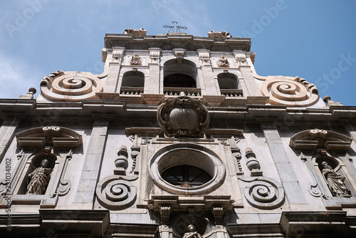 Palermo, Italy - September 07, 2018 : View of San Matteo al Cassaro church