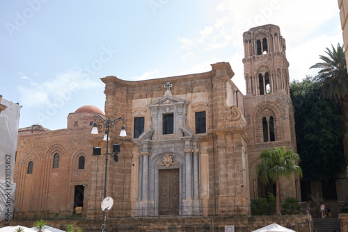 Palermo, Italy - September 07, 2018 : View of Martorana church photo