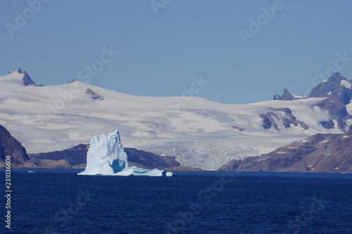 iceberg in mountains