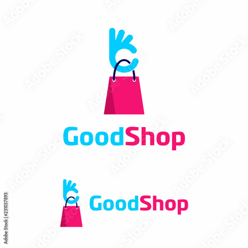 Good Shop logo design concept, Fashion logo template