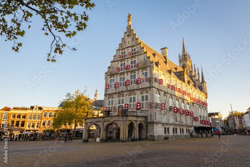 The old city hall of Gouda, Holland