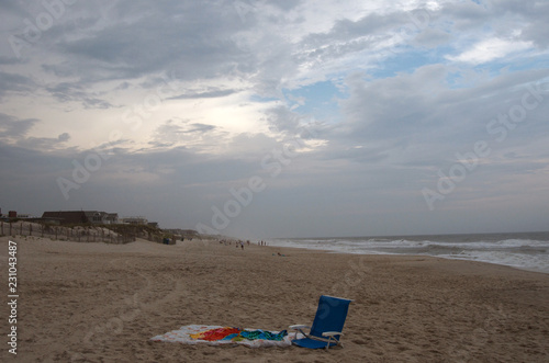 Empty Beach Clouds