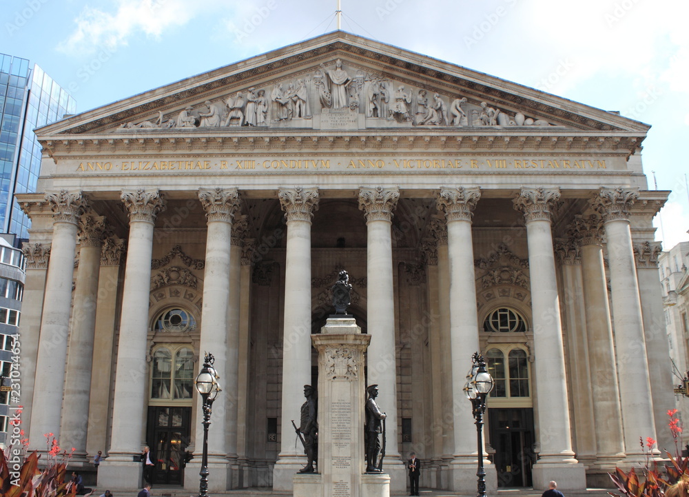Obraz premium Royal Exchange in London, UK