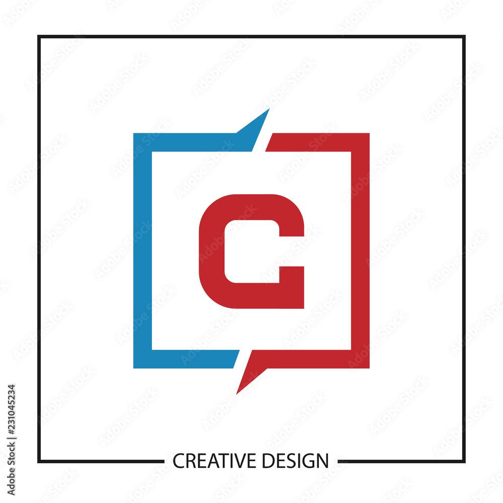 Initial Letter C Logo Template Design Vector Illustration Initial Letter C Logo Template Design Vector Illustration
