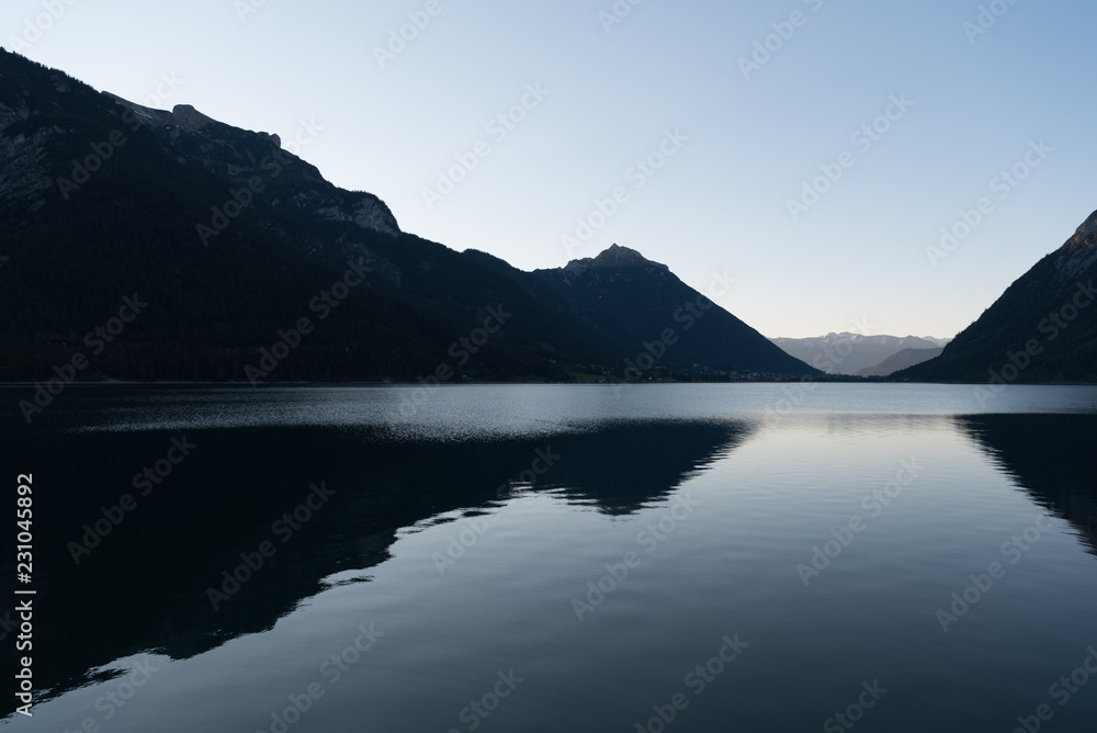 Lake Achen - Achensee at dawn, Austria, Alps
