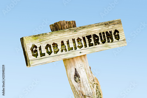 Schild 329 - Globalisierung
