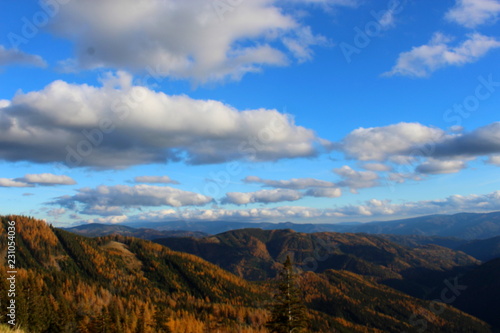 Wolkenspiel in der Steiermark