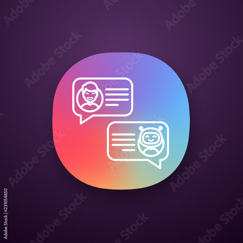 Support chatbot app icon