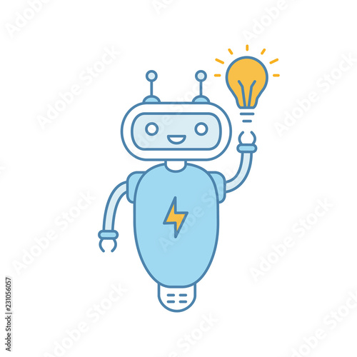 New idea chatbot color icon