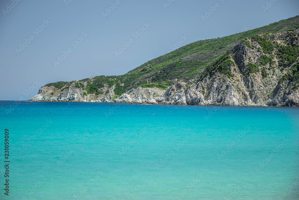 Fototapeta premium Beautiful Mediterranean coast in Greece