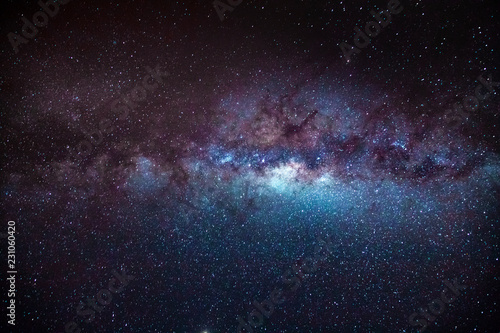 space with nebula and stars milkyway photo