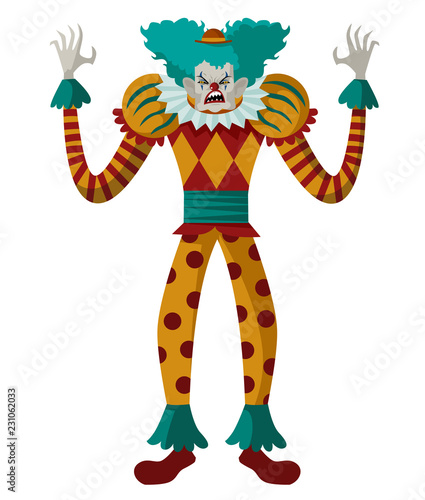 evil clown monster