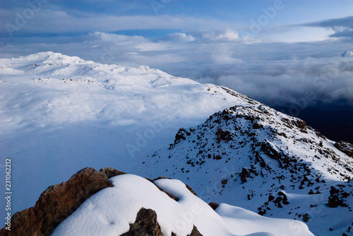 Εκτύπωση καμβά Early morning at the summit of Mount Kilimanjaro, Tanzania