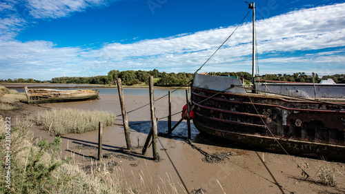 Sleeping Boats By The Shore