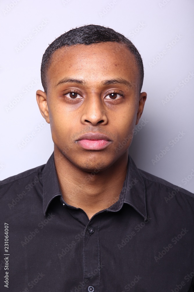 Portrait of a beautiful black man Portrait of a beautiful black man