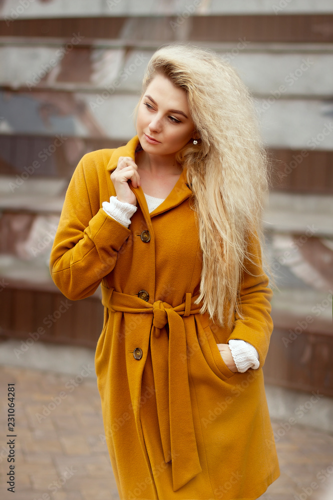 portrait of young woman in the city portrait of young woman in the city