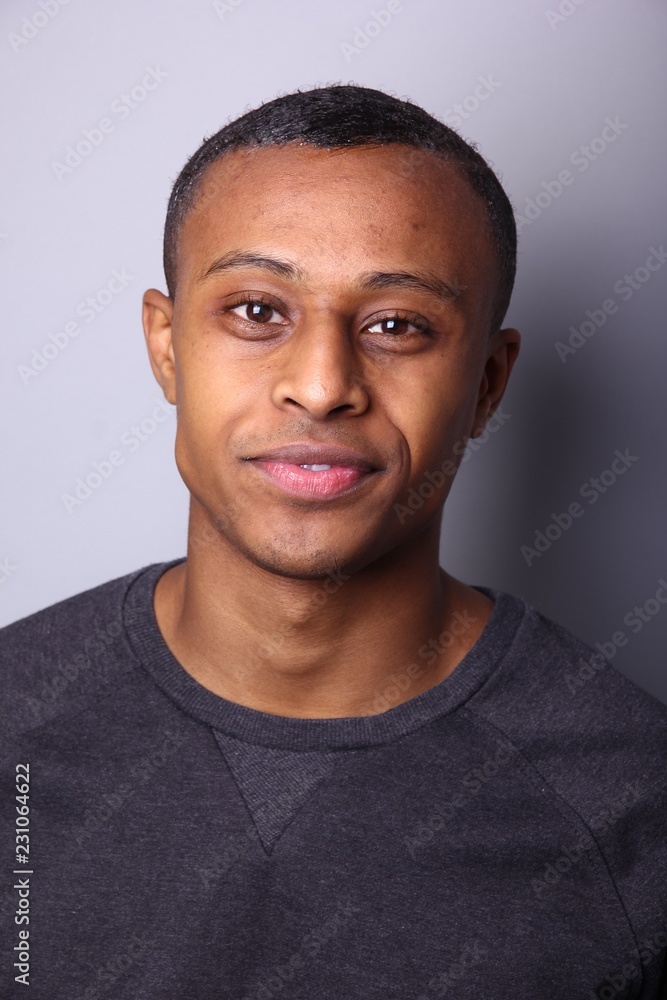 Portrait of a beautiful black man Portrait of a beautiful black man
