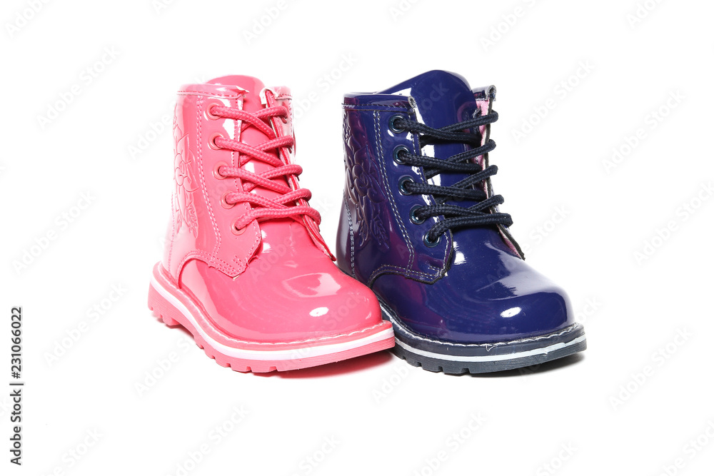 Demi season kids shoe on white Demi season kids shoe on white